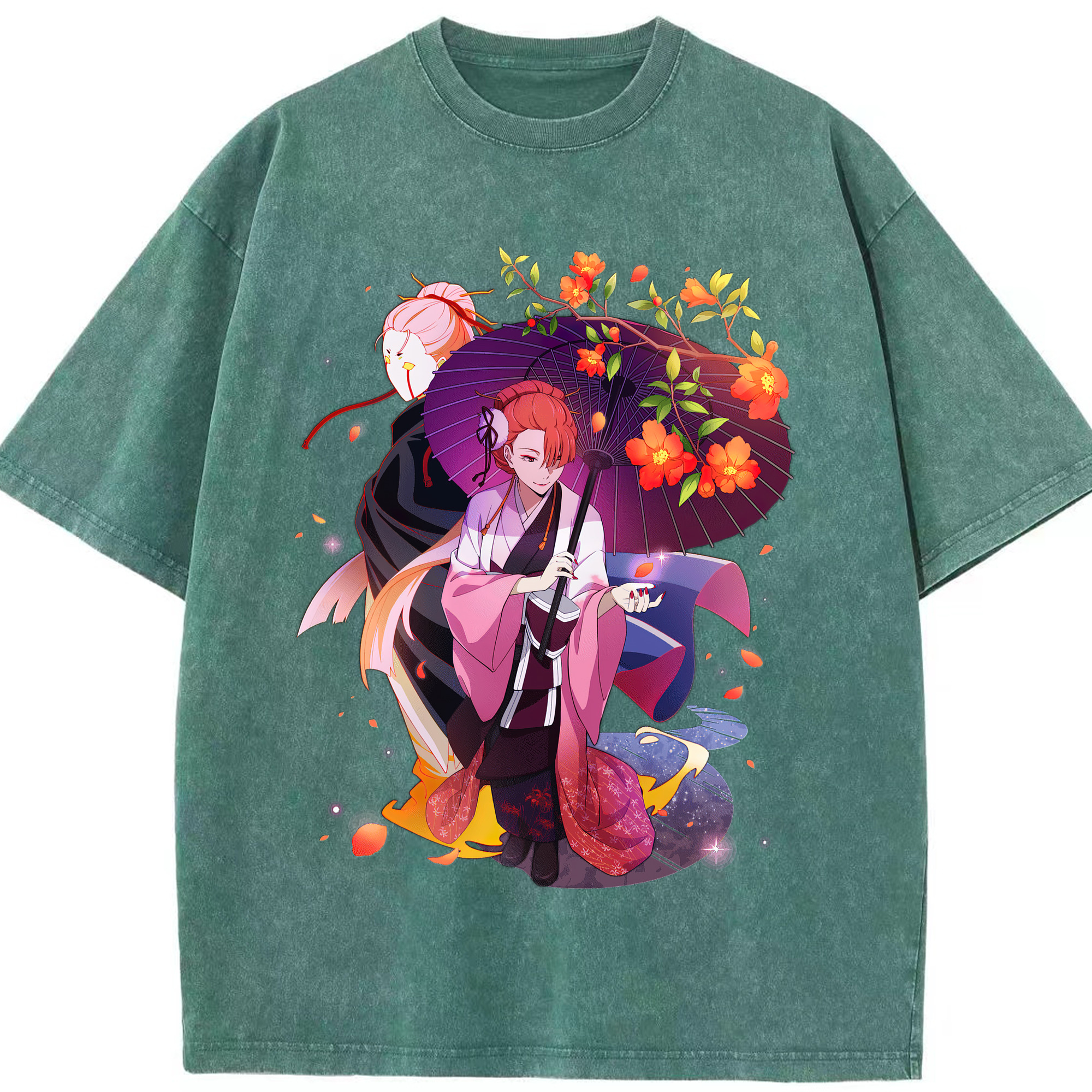 （画像用） 文豪ストレイドッグス Bungo Stray Dogs 綿100% ヴィンテージ風 半袖Tシャツ（フロントプリント）
